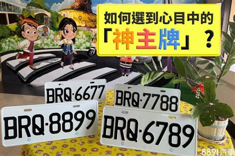 選車牌怎麼選